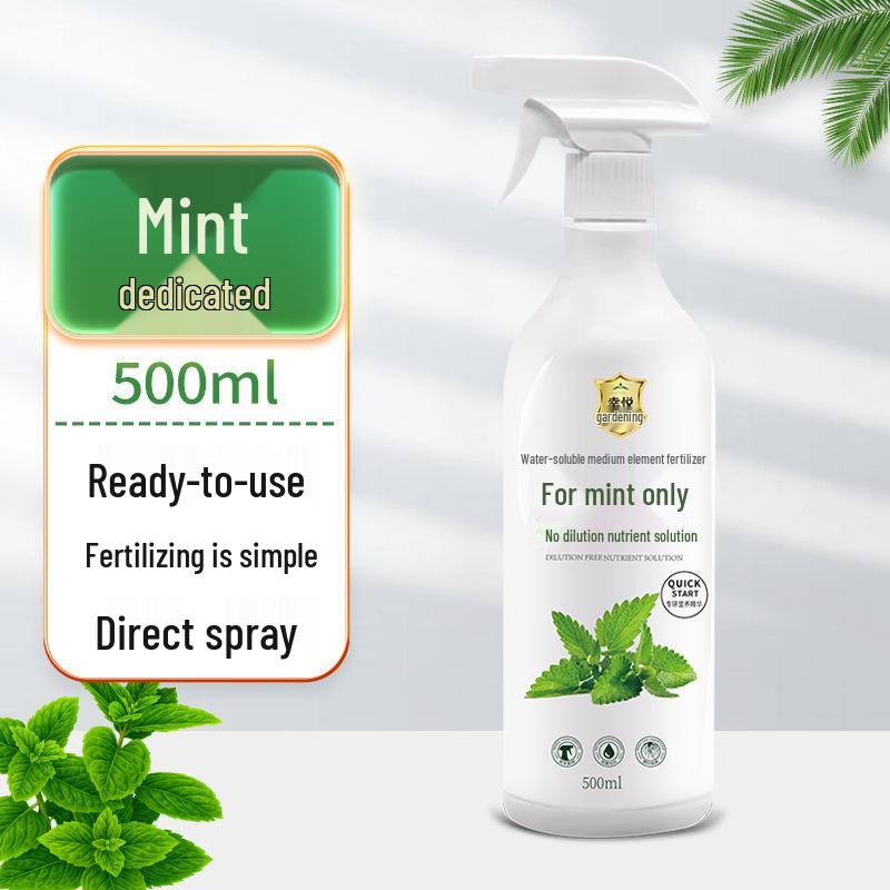 Organic Liquid Fertilizer for Hydroponic Mint and Potted Plants