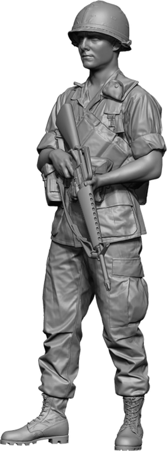 

H3 Models Scale Modern American Vietnam Rifleman 3D Printer Kit HS35098 1/35 (Person)