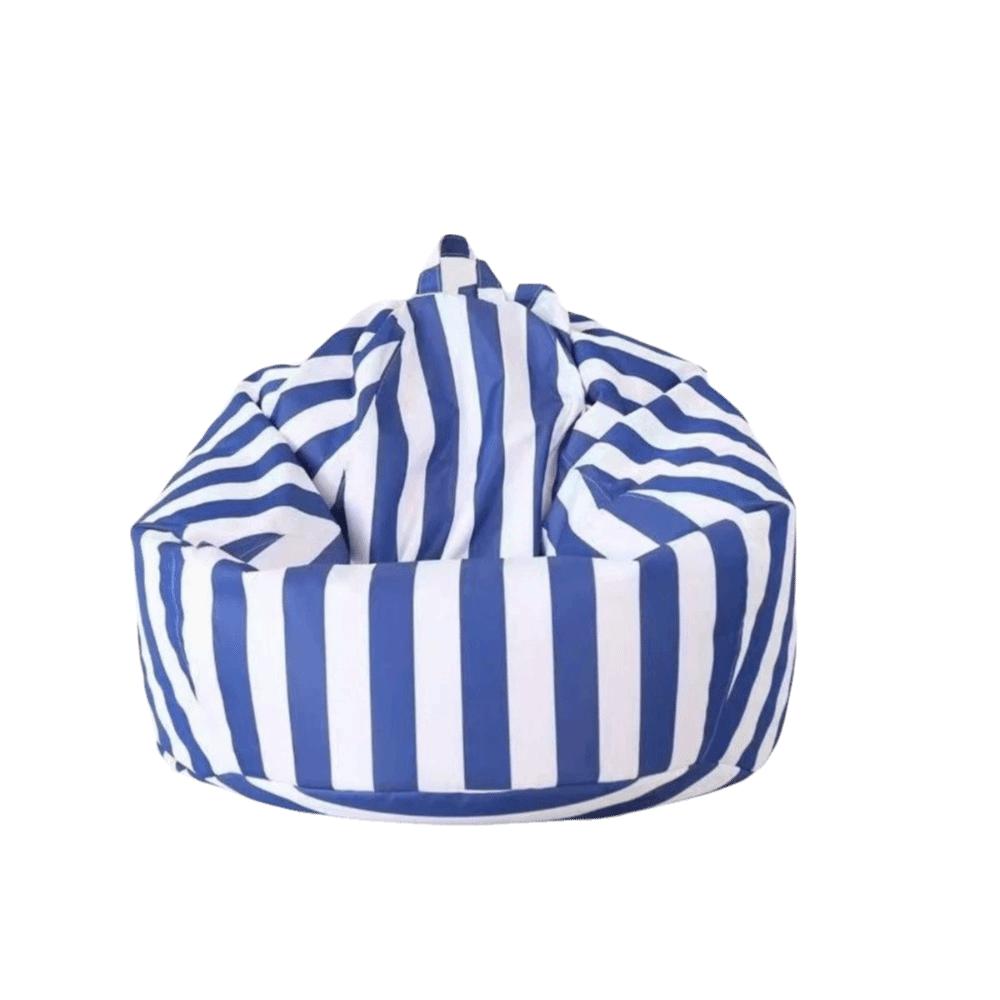 Waterproof Fabric Lazy Lounger Sofa Lightweight Floor Cushion Comfortable Bean Bag Chair Balcony