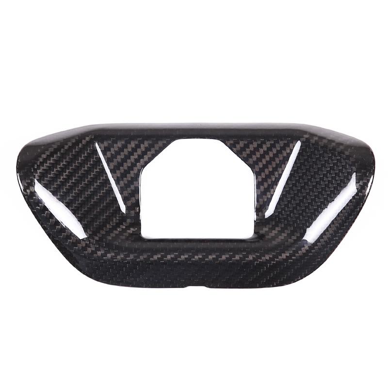 

Real Carbon Fiber Car Trunk Tailgate Lock Decorative Frame Sticker For Toyota GR Supra A90 2019-2026 Car Accessories