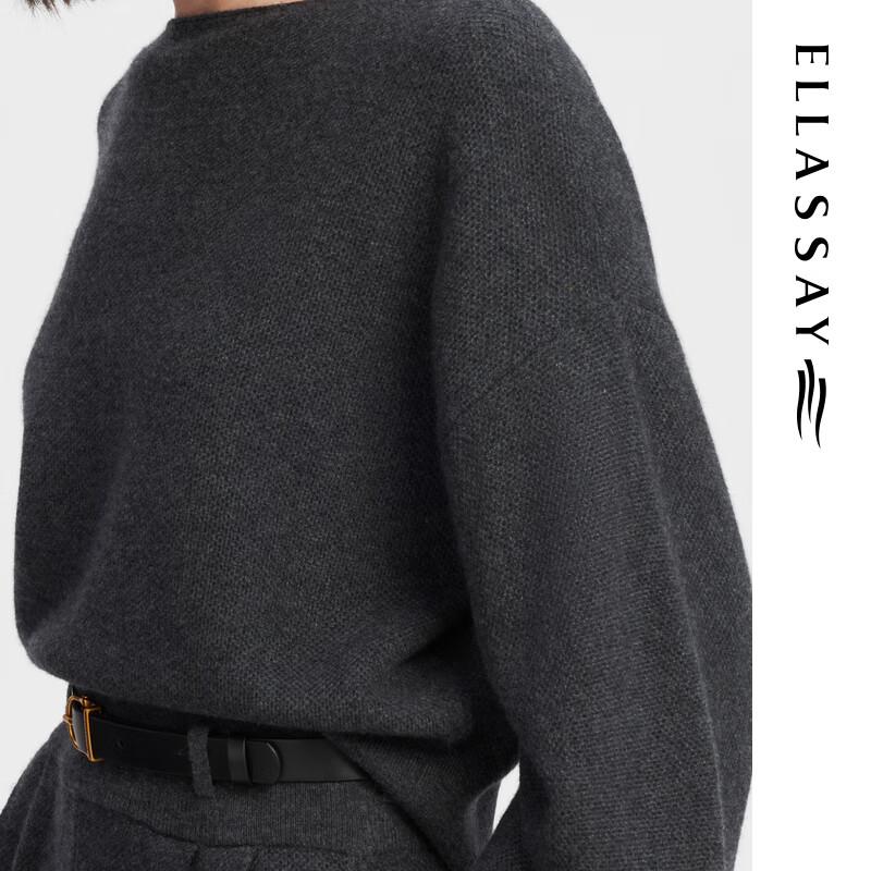 ELLASSAY Women's Merino Wool Blend Pullover Sweater