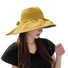 Hat Women's Solid Color Versatile Vinyl Sunscreen Sun Hat Summer Travel Folding Large Edge Sun Hat