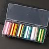 New 6-color boxed nail art cellophane aurora candy paper nail decoration