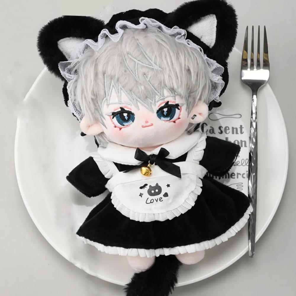 Clothes Cat Tail 10cm Cotton Doll Clothes Bow Skirt Outfit Cotton Doll's Clothes Mini Fashion Doll Clothes 10cm Cotton Doll