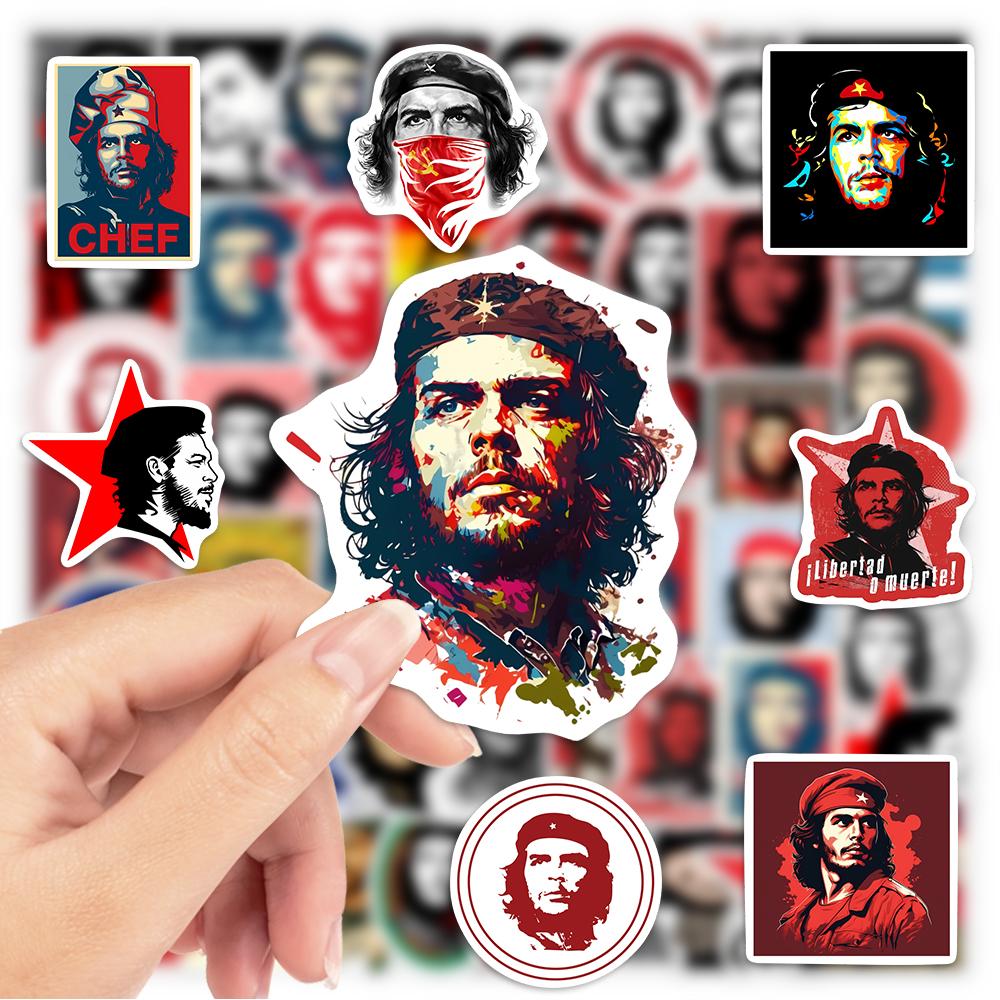 10/25/50Pcs Che Guevara Fan Art Sticker DIY Toy Gift Waterproof Graffiti Decal for Junk Journal Laptop Luggage Bottle Decorative