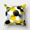 Yellow Geometric Decorative Pattern Pillowcase Office Living Room Home Pillowcase Car Ornaments