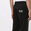 Emporio Armani EA7 Letter And Number Print Mid-Rise Tapered Knit Sports Pants Men Bottoms Black 8NPPC2PJ05Z0203