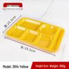 Ruhan A5 Divided Melamine Meal Tray