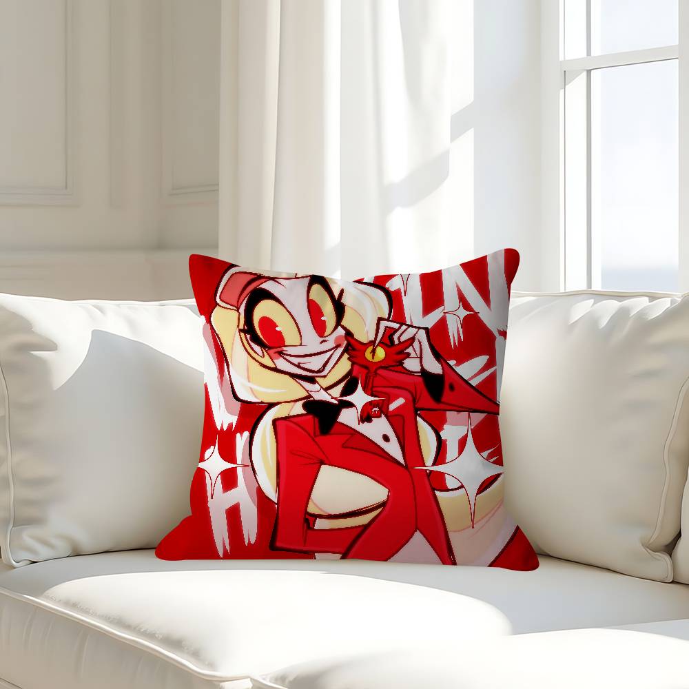 Аниме H-Hazbin H-Hotel Дизайн Наволочки Чехол для Подушки Декор Праздничный Декор 16x16Inch