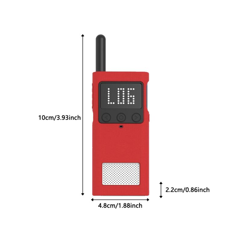 Outdoor-Funkgerät Silikon-Schutzhülle Kompatibel für Xiaomi Mijia Walkie-Talkie 1S