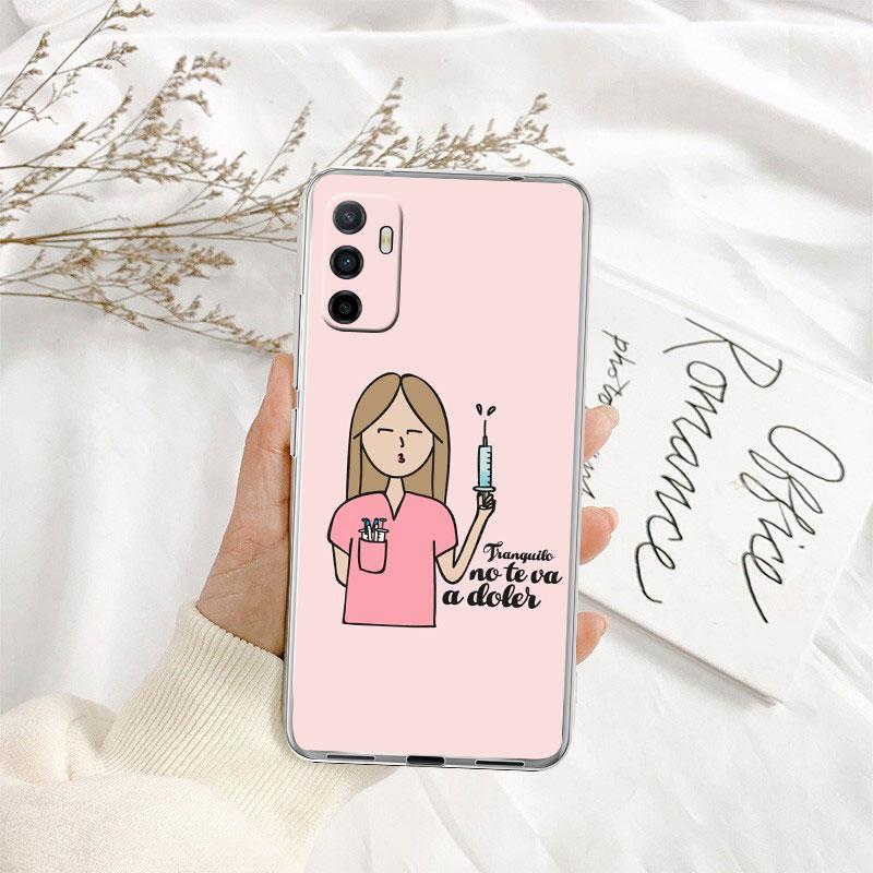 Doctor Nurse Transparent Phone Case for Motorola Moto Edge 20 30 40 50 S30 Fusion Ultra Pro Neo Lite + G200 G23