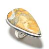 Malinga Jasper Handmade 925 Sterling Silver Jewelry Ring Size 9 n8H05