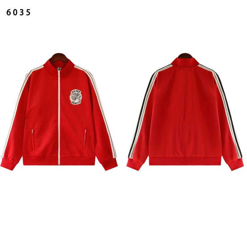 Real shot spot SAINT embroidery sports style suit men and women teenagers casual trench coat trousers wholesale