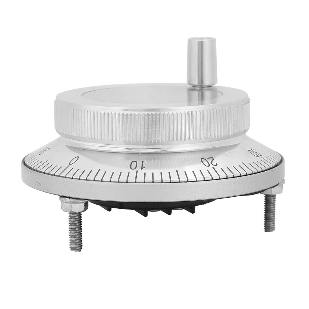 Garosa 6 Terminal Manual Pulse Encoder 100PPR 5V Electronic Hand Wheel Manual Pulse Encoder Rotary Knob Encoder for CNC Mill Router Control System