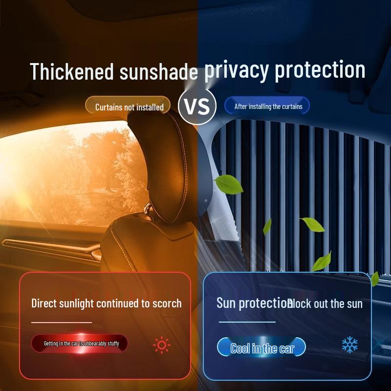 Car Curtain Sunshade for Geely Models: Boyue, Emgrand GL, Vision GS, Haoyue, Xingrui, Bin Yue, Xingyue L, Borui.