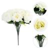 Artificial Rose Flowers Small Beautiful Bouquet for Funeral Memorial Cemetery Grave Arrangement Artificial Flowers