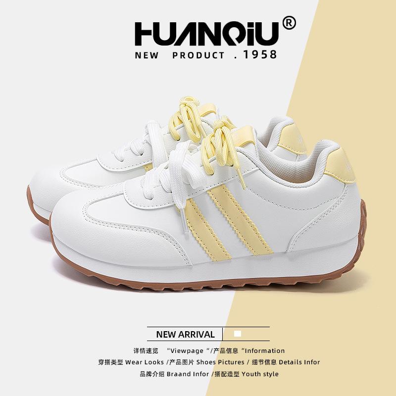 Global Platform German Training Shoes Women's ZHQ3786 New Versatile Comfortable Soft Sole Light Casual Student Board Shoes Women