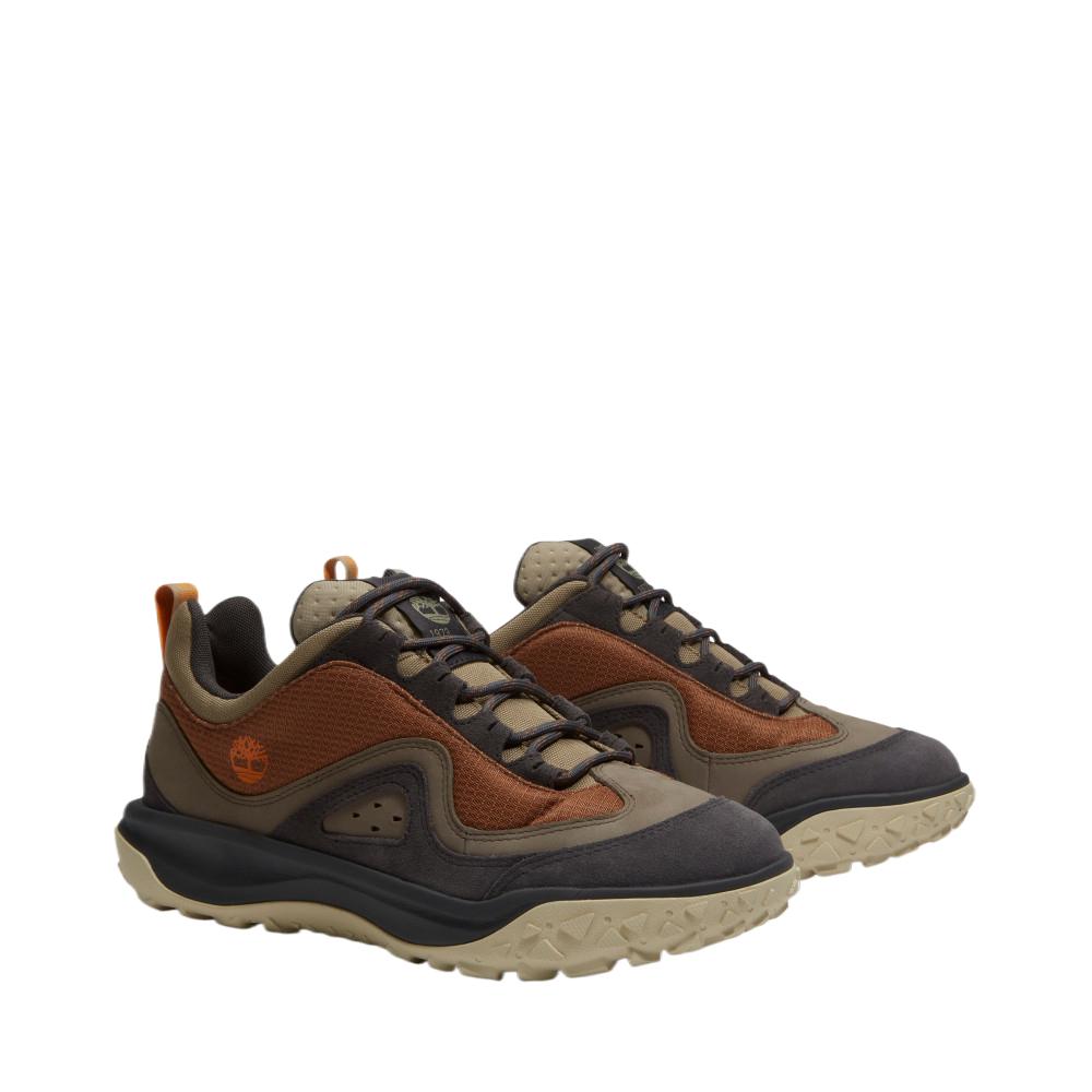Timberland Motion 7 Leather Lace-Up Comfortable Round Toe Waterproof Shock Absorption Support Low-Top Hiking Shoes Men Hiking Shoes TB0A2M4NEM51