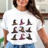 Witch Hats Shirt, Unisex Halloween Shirt, Spooky Shirt, Halloween Town, Comfort Colors Shirt
