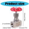 1/2" DN15 Stainless Steel 304 High Pressure Needle for Valve Female Thread J13W