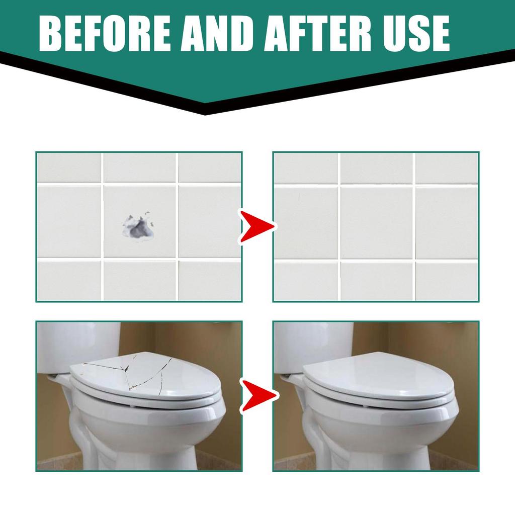 100ml Tile Repair Paste Crack Repair Tile Quick Dry Adhesive Marble Bathtub Furniture Toilet