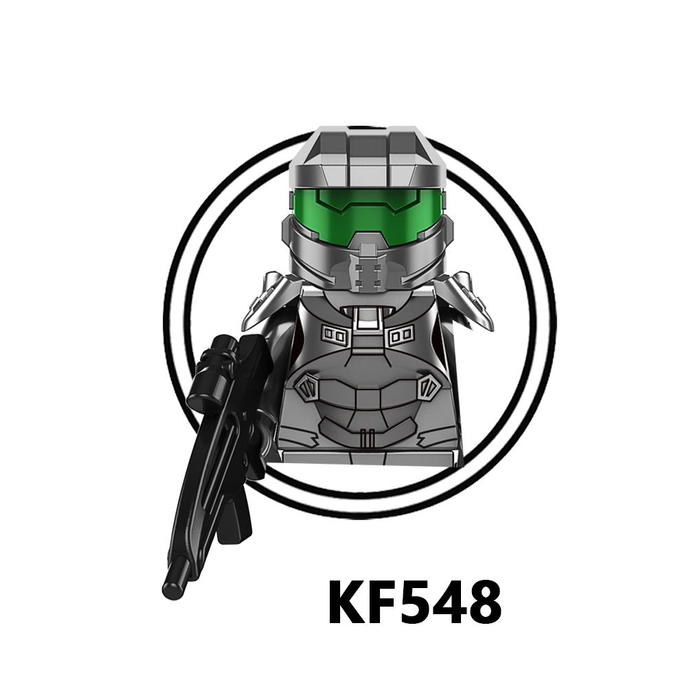 KF6043 Film Halo Våpen Soldat Byggeklosser Klosser Karakterfigurer Barn Samleleker