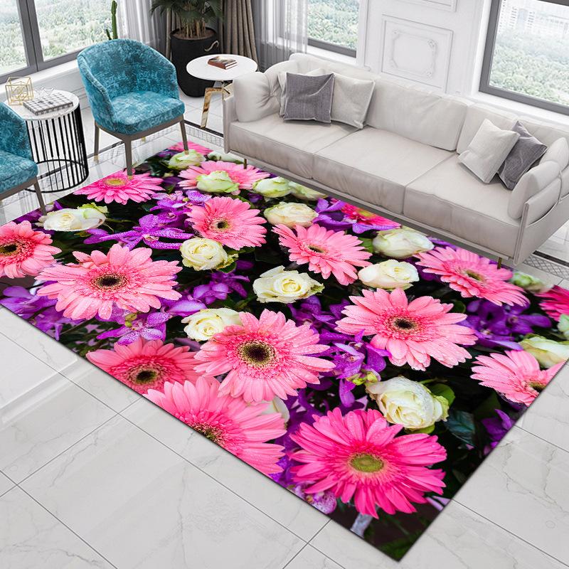 Nordic Ethnic Style Carpet Living Room Bedroom Sofa Coffee Table Tatami Bohemian Home Carpet