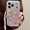 Cartoon Tinfoil Pattern Little Bunny Flower for IPhone17promax for Apple 16 Mobile Phone Case 15 New Style 14 Women