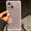 Case for iPhone 15 Plus 14 13 Mini Shockproof Airbag Bumper Casing Frosted Translucent Cover