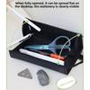 Canvas Large Capacity Pencil Case With Wide Opening For Students And Office Use