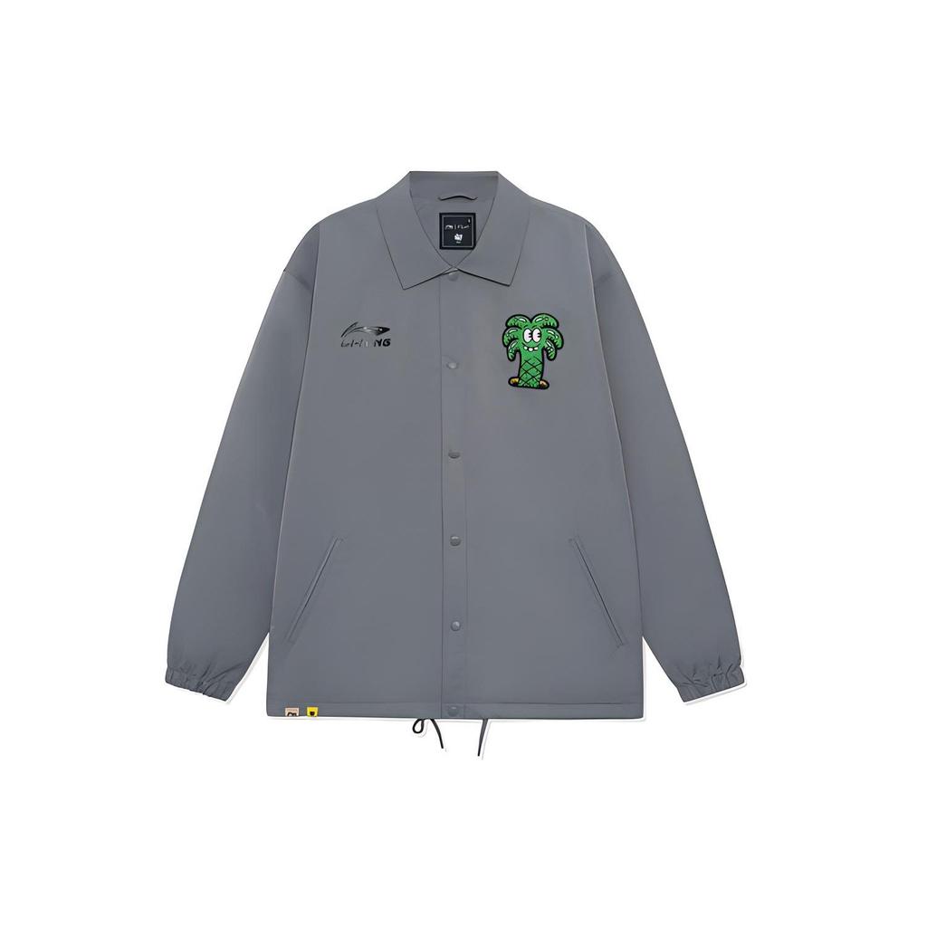 Li Ning Skateboard Jacket Men's Gray AFDRA03-2