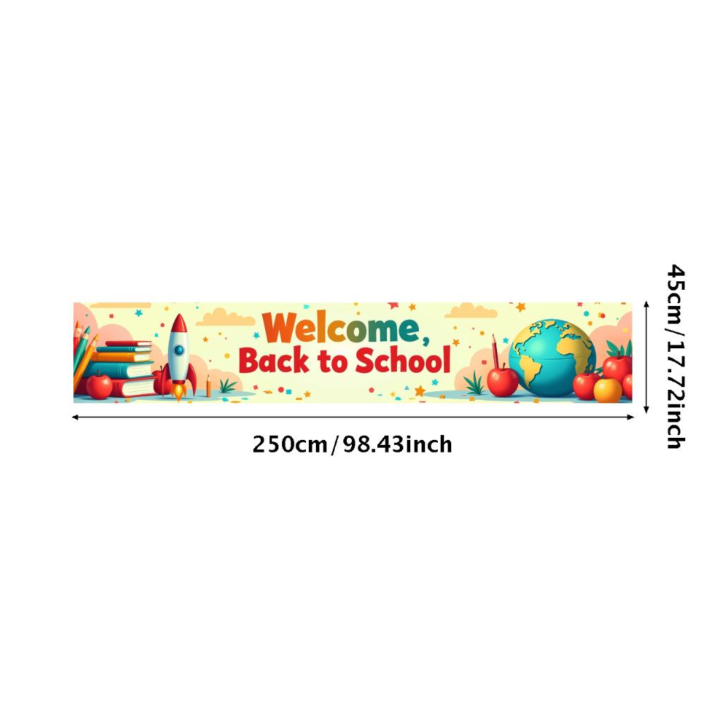 

Баннер Снова в школу Украшения для вечеринки открытия школы Задник Декор для школьного мероприятия Реквизит для фотосъемки