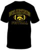 Iowa Hawkeyes Men's Black College Football Graphic Short Sleeve T Shirt