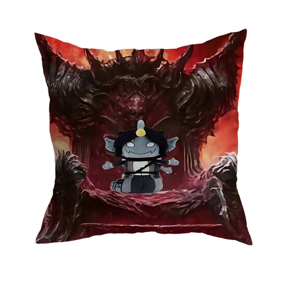 P-Pressure Sebastian Solace Pillow Case Square Double-Sided Printing Short Plush Sofa Cushion Cover Bedroom Bedside Pillow