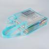 Borsa Porta Documenti Grande Capacità Impermeabile Leggera Organizzatore di Documenti con Manici Resistenti Porta Documenti Trasparente a Doppio Strato per Ufficio Viaggio