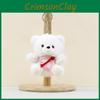Bowknot Arrow Bow Teddy Bear Plush Keychain Toy Pendant Bag Gift Decoration