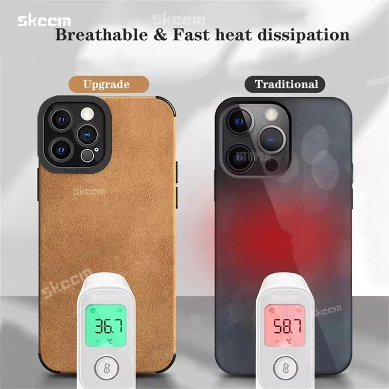 Fashion Case For iPhone 16 15 14 13 12 11 Pro Max X XS XR 8 7 Plus Mini Fur Leather Full Lens Protection Cases Cover