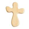 Small Solid Wooden Cross Pocket Hand-Drawn Crosses Handicraft Ornaments Church Religious Gift for Kids and Adults