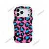Wave film 2-in-1 mobile phone case Apple 16promax Amazon hot-selling contrasting leopard print iPhone17pm