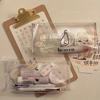 Transparent Pencil Case Makeup Cosmetics Storage Bag Pencil Bag Cute Stationery Holder School Office Supplies