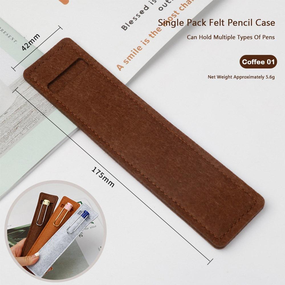 Felt Pen Pouch Multifunctional Pen Protective Sleeve Simple Pen Curtain Back To School