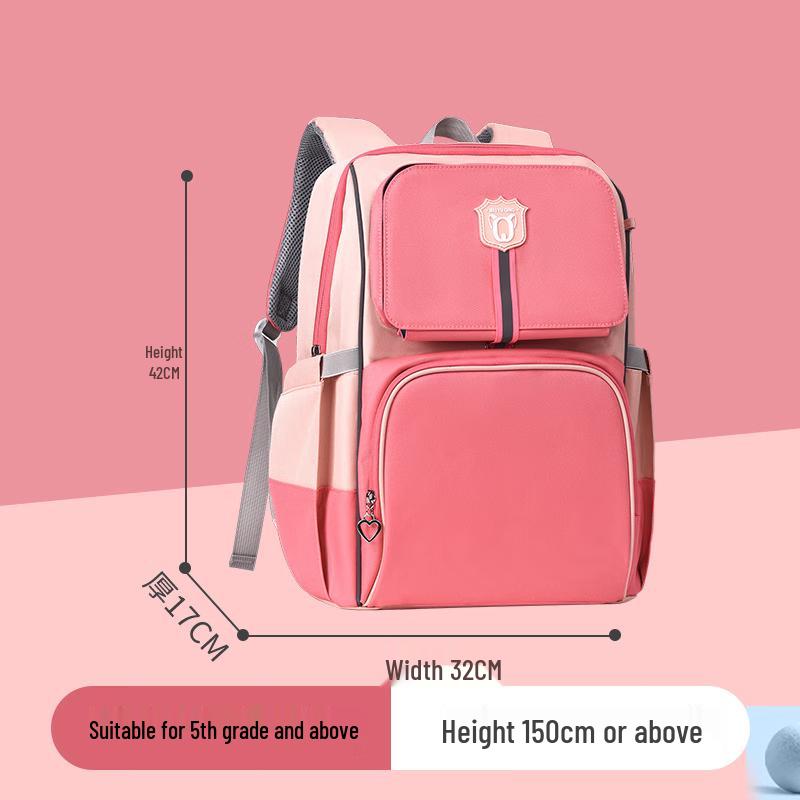 CHUNLONG Ergonomic Waterproof School Backpack with Rain Cover