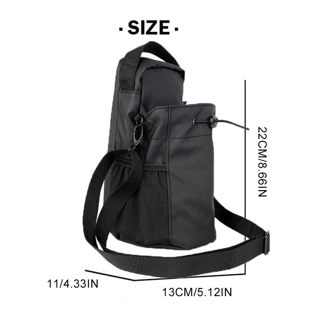 

Magnetic Water Bottle Pouch Multifunctional Gym Bag Water Cup Storage Bag Adsorbable Water Cup Rack For Outdoor Camping Hunting