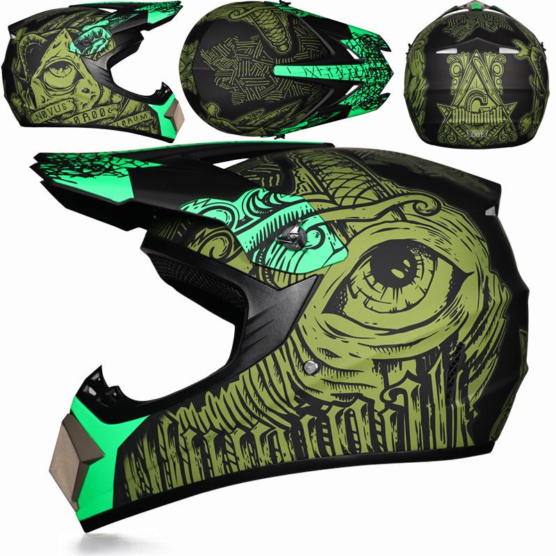 Four Seasons Motorcycle Off-road Helmet for Men and Women, Electric Bike Helmet, Mountain Bike Off-road Helmet, Racing Speed Descent Pedal
