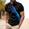 Men's Summer Leisure Culture Breathable Short Sleeved Shirt Top