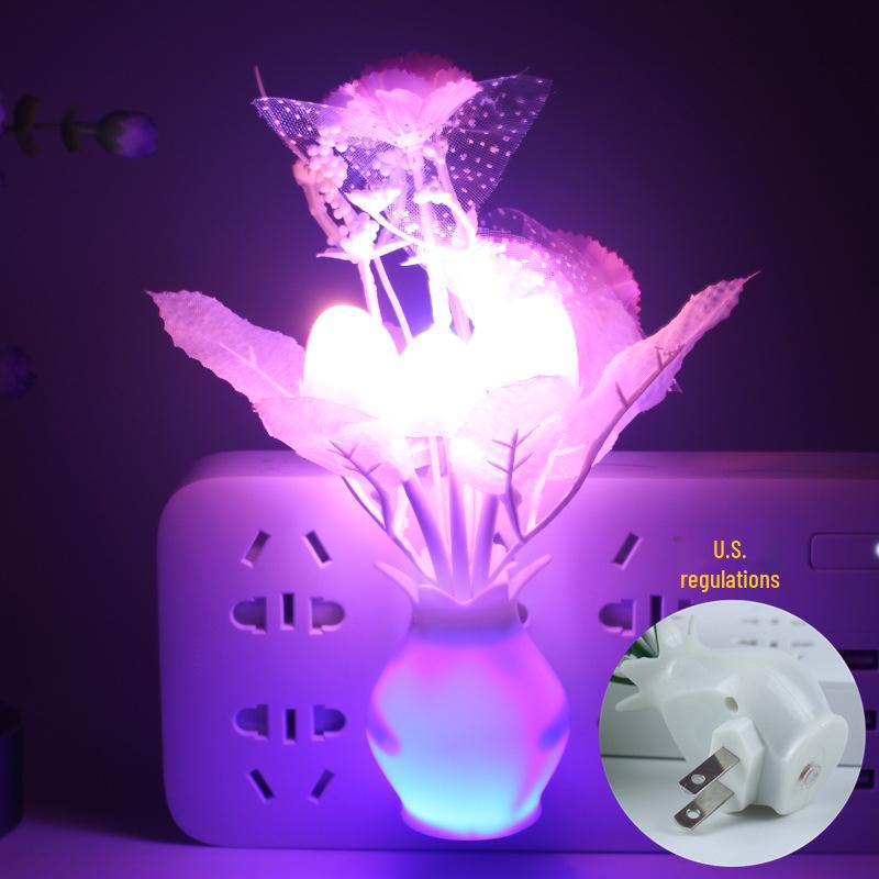 Multi-Color Changing Sensor Vase Night Light (EU/US Standard)