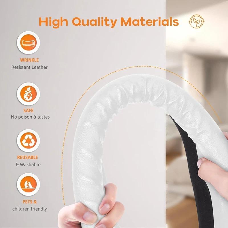 2/1PCS Door Bottom Sealing Strip Windproof Waterproof Strip Door Under Wind Shield Insulated House Acoustic Foam Sealing Strips