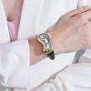 New Y2k Fashion Creative Men Women Melted Twisted Watches Luxury Streetstyle Irregular Shape Dial Unique Design Quartz Watch