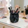Soft Pink Desktop Organizer Bucket 3D Printed Storage Container Makeup Brush Holder  Home Office