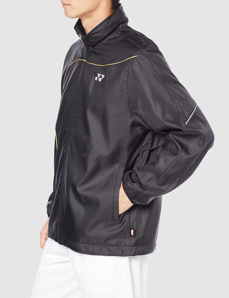 Yonex Lined Wind Warmer Tennis M Shirt, Black/Black (243)
